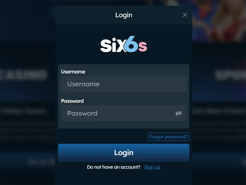 six6s Sign up
